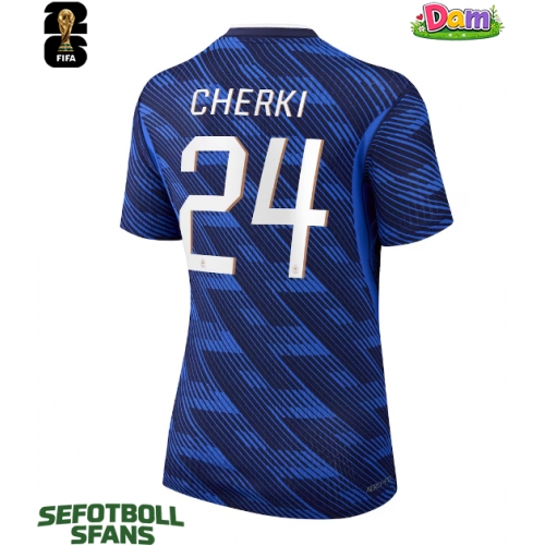 Frankrike Rayan Cherki #24 Hemmatröja Kvinnor VM 2026 Kortärmad